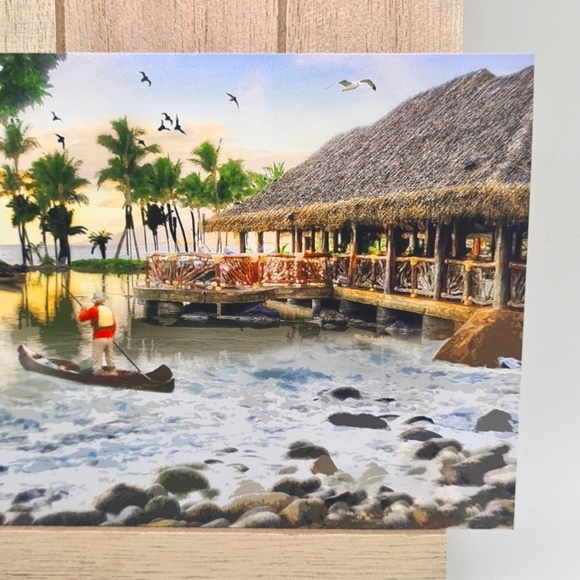 4x6 Fantasy Landscape Composite Oil Painting Art Print - Picture 6 of 9